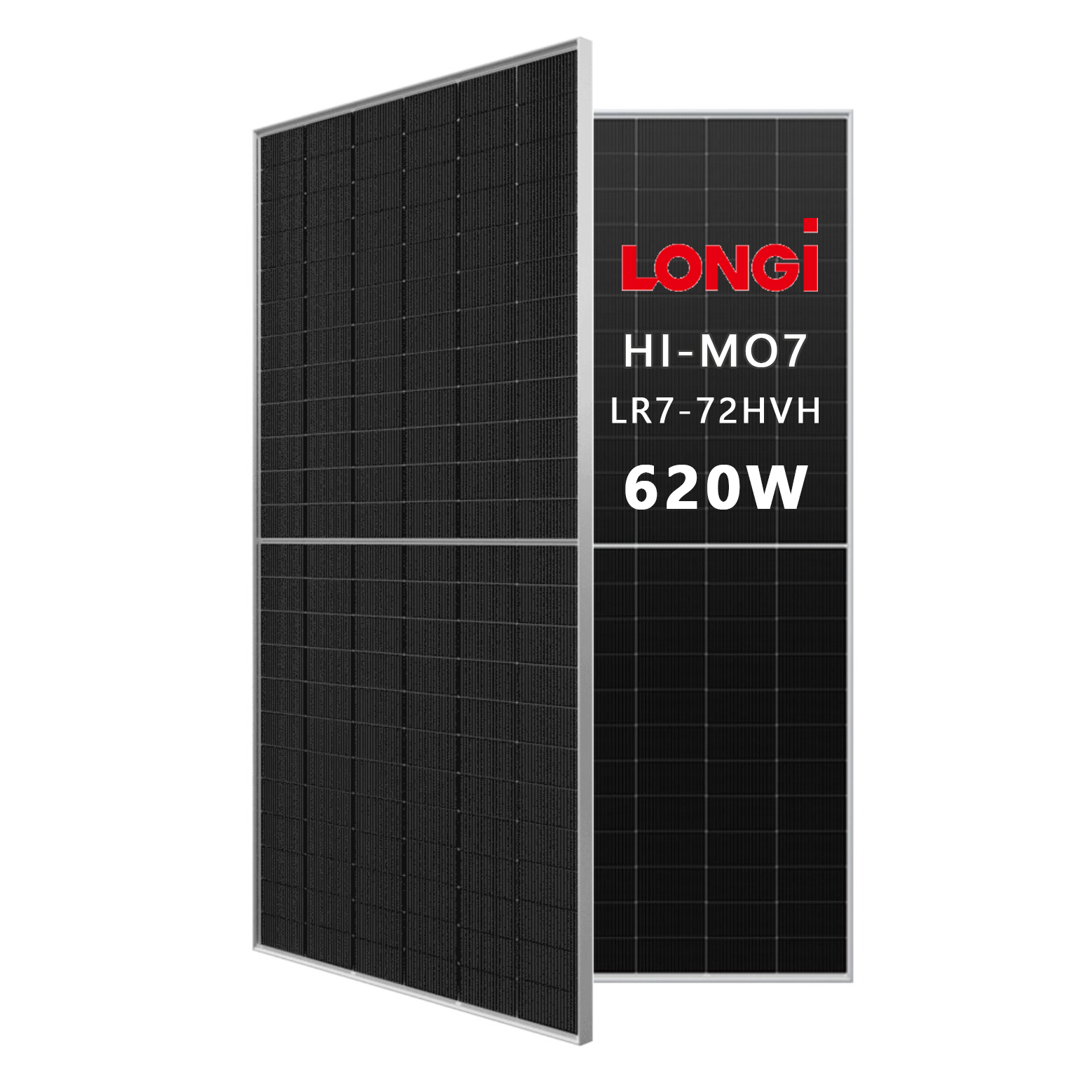 LONGi Hi-MO7 LR8-66HGD 620W Bifacial Half Cell Solar Panel